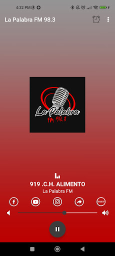 Android application La Palabra FM 98.3 screenshort