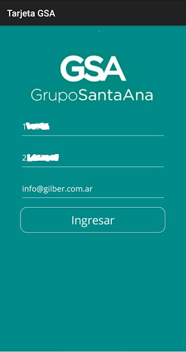 Tarjeta Grupo Santa Ana App