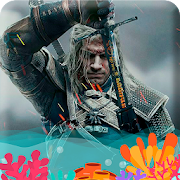 Game Witcher Geralt Wolf Water Effects Wallpapers