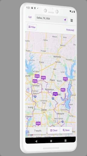 Android application Trelly - Off-market homes screenshort