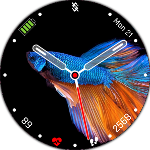 BFF2- Animation Siamese fish logo