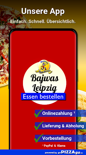 Android application Bajwas Pizza Service Leipzig L screenshort