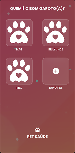 Android application Pet Saúde screenshort