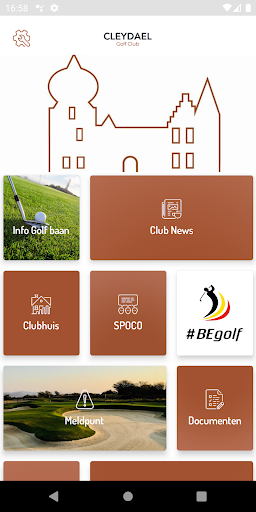 Android application Cleydael Golf & Country Club screenshort
