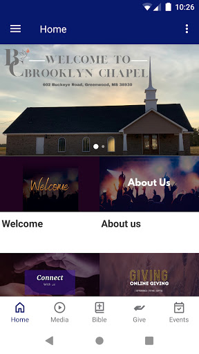 Android application Brooklyn Chapel Church screenshort