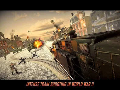 WW2 Army Train Battle: Jogo de tiro de trem::Appstore
