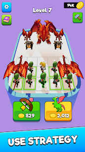 Merge Battle 3D: Dragon Fight MOD APK v75 [High Gold] 2