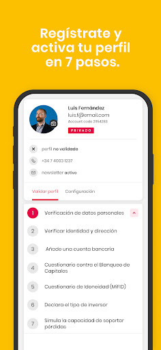 Vista previa de la aplicación
