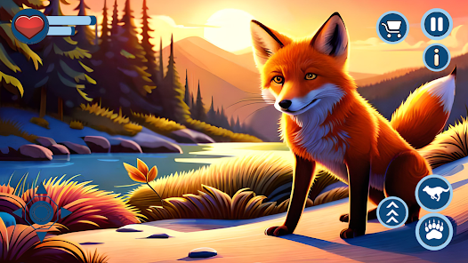Screenshot 2 Fox Simulator Animal Hunt Game android