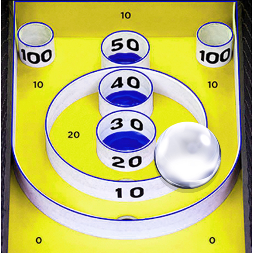 Skee Ball Hop Bowling Game 3D Logo