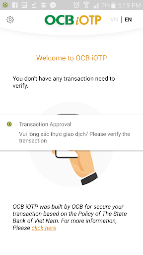 OCB iOTP Screen 3