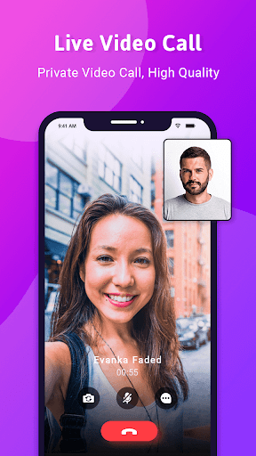 Android application Romantic Video Call - Live Vid screenshort