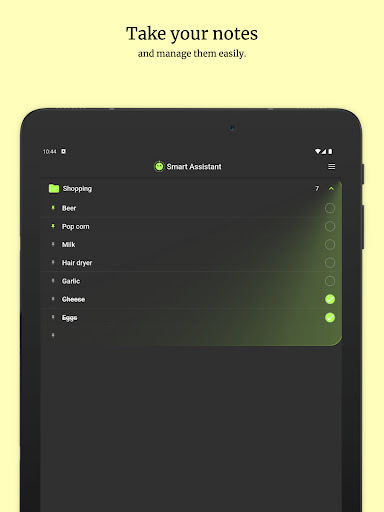 Screenshot of Smart Assistant