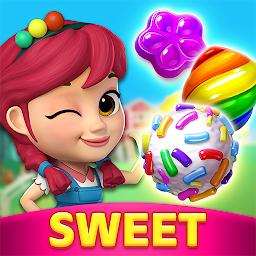 Sweet Road : Lollipop Match 3 հավելվածի պատկերակի նկար