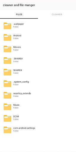cleaner and filemanger