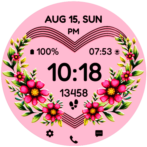 Flower Heart Bloom logo