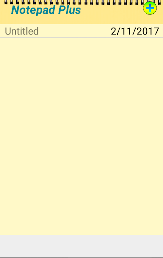 Android application Notepad Lite screenshort