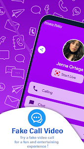 Jenna Ortega fake call video