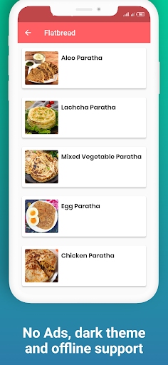 Screenshot of Breakfast Recipes offline