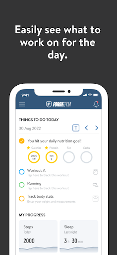 Forge Gym Screen 3