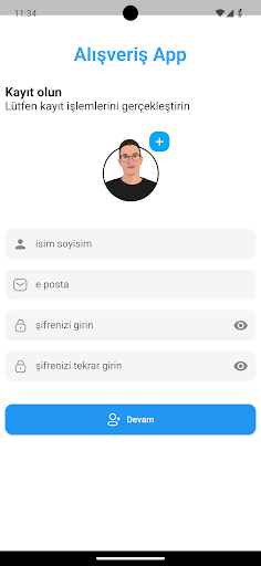 Alışveriş App Screen 2