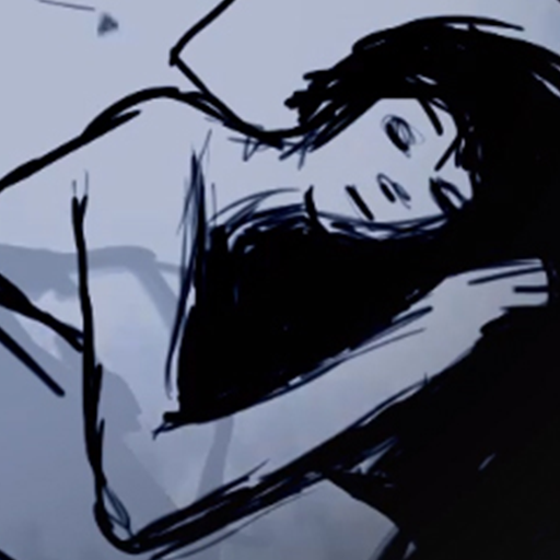 sleeping girl wallpaper logo