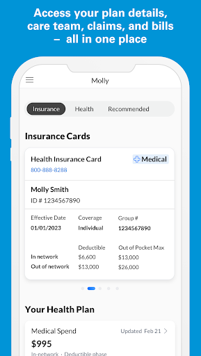 Blue Care Advisor Screen 3