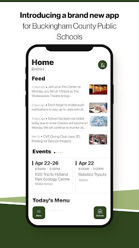Android application Buckingham County Schools screenshort