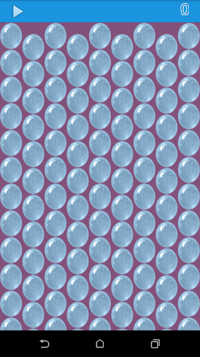 Android application Bubble Wrap screenshort