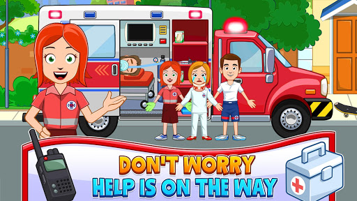 My Town : Fire station Rescue Free screenshots 8