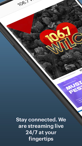 Android application 106.7 WTLC screenshort