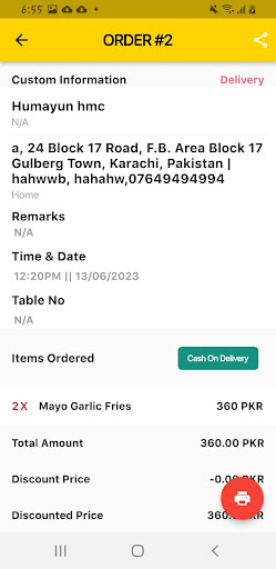 Android application Peshawari Icecream Admin screenshort
