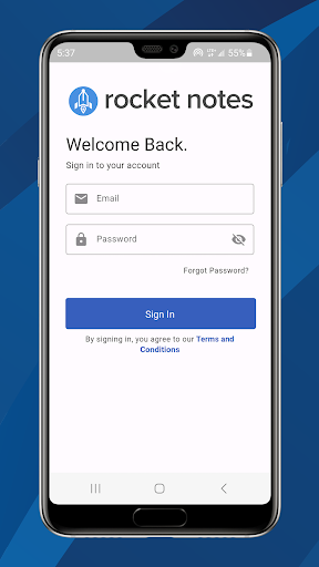 Android application Rocket Notes: Business CRM screenshort