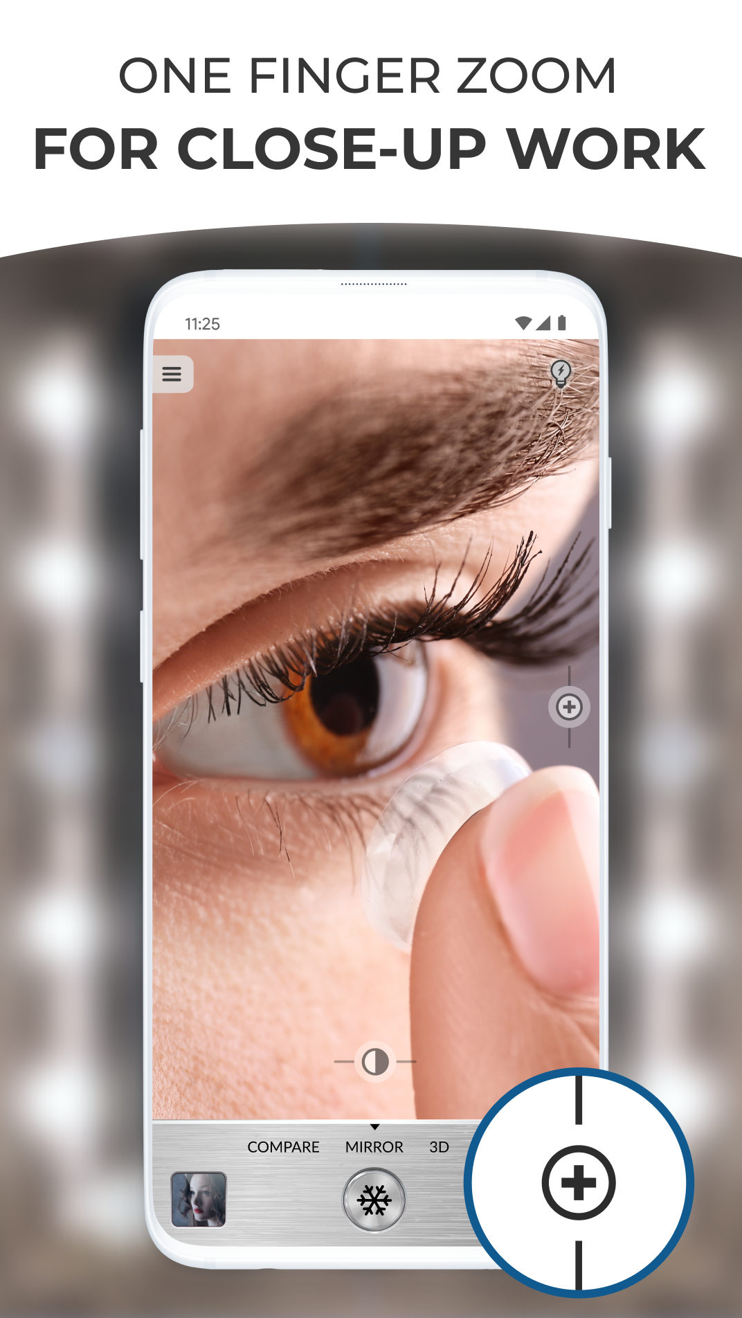Android application Mirror Plus: Mirror with Light screenshort