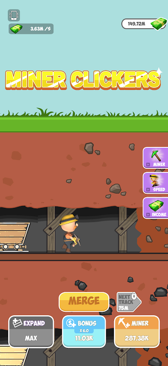 Miner Clickers: Gold & Gem - 1.1 - (Android)