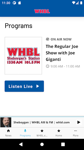 WHBL 1330 & 101.5 Screen 2