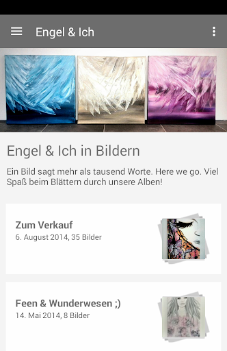 Android application Engel&Ich screenshort