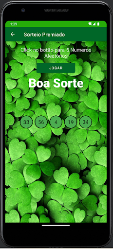 Sorteio Premiado Screen 3