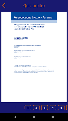 Quiz Arbitro AIA - Screenshot 1
