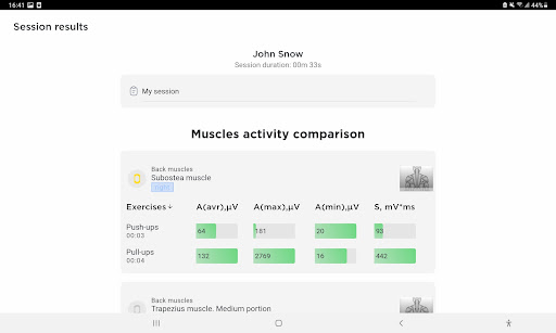 Muscle Tracker