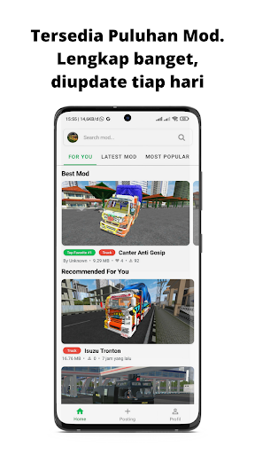 Bus Simulator MOD Wahyu Abadi Screen 2