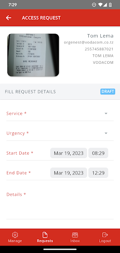 Android application pss screenshort