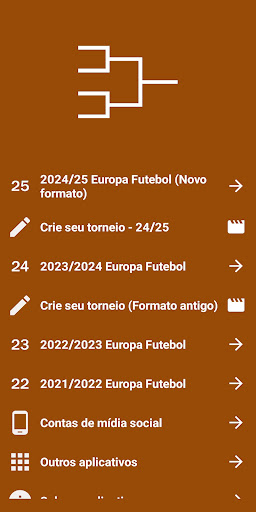 Visualização do aplicativo