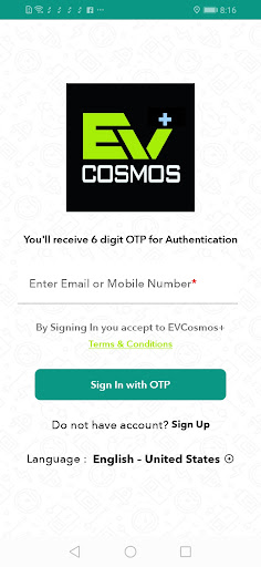 EV COSMOS+ Screen 3