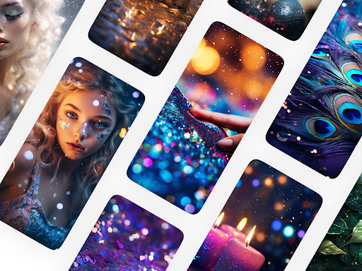 Android application Glitter Wallpapers HD screenshort