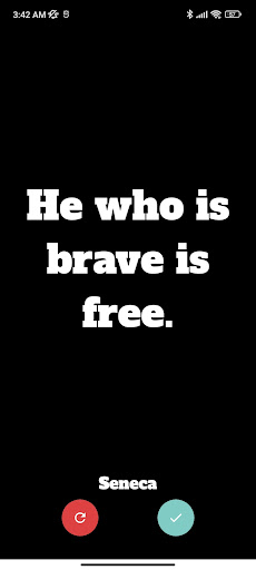 Android application Sigma Quotes screenshort