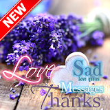 Thank you card wishes messages and love messages icon