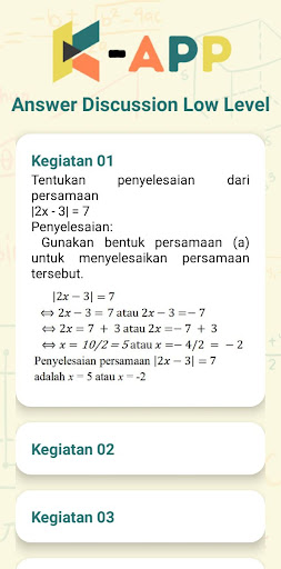 Android application K-Apps screenshort
