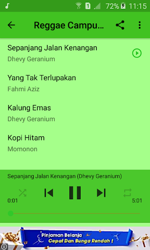 Kumpulan Lagu Reggae Offline
