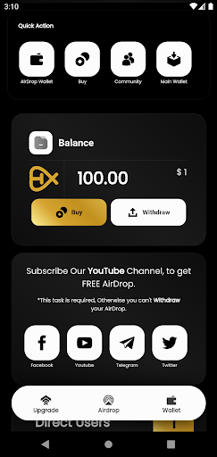 Android application HXC AirDrop screenshort